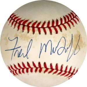  Fred McGriff Autographed Baseball: Sports & Outdoors