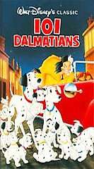 101 Dalmatians VHS, 1992  