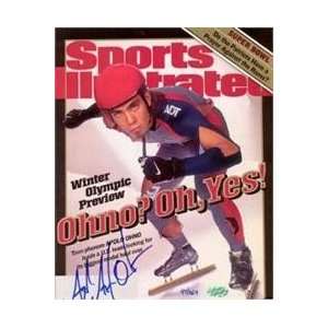  Apolo Anton Ohno autographed Sports Illustrated Magazine 