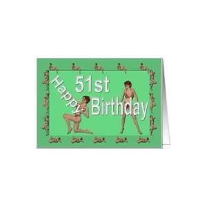 51st Birthday Pin Up Girls, Green Card: Toys & Games