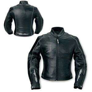  Arlen Ness Womens Form Leather Jacket   Medium/Black 