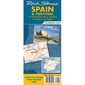   Map: Including Barcelona, Madrid and Lisbon [Map]: Rick Steves: Books