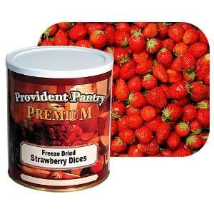 Provident Pantry Freeze Dried Sliced Strawberries, Case of Six 7 ounce 