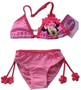 NWT Disney Minnie Mouse Bikini Swimsuit Size 2 11 years  