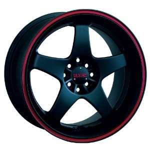  17x7 XXR 962 (Matte Black w/ Red Stripe) Wheels/Rims 4x100 