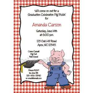  Graduation Pig Pickin Hoedown Graduation Announcements 