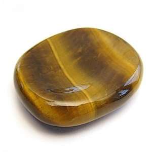  GOLD TIGER EYE   Thumb Stone WORRY STONE Stress Relief 
