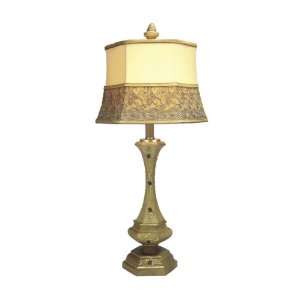  Dale Tiffany PT60192 Josephine Table Lamp, Antique Gold 