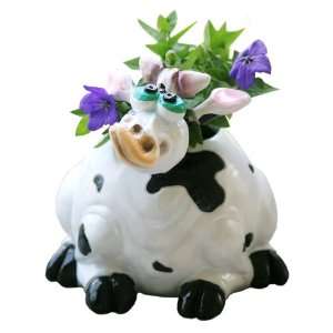  Exhart 60431 Large Cow Phatzo Planter Patio, Lawn 