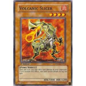  Yugioh GX   FOTB EN012 Volcanic Slicer Rare Card [Toy 