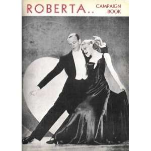  Movie Campaign Book   Roberta with Fred Astaire & Giner 
