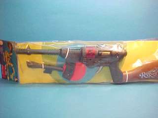 SPACE RAZER RAY GUN RIFLE FRICTION ACTION on BAG 1970s  
