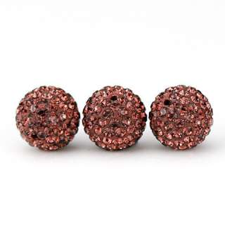 12mm 10 PCS Swarovski Crystal Loose Beads Spacer Pave Disco Ball 