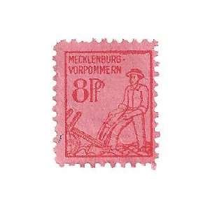  Cancelled 1900s Mecklenburg (Germany) Postage Stamp 