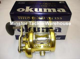 Okuma Titus Gold TG15 S HIGH SPEED Fishing Reel TG 15S  
