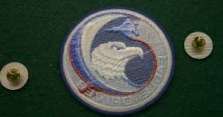 3397) US Air Force Patch Lot of 3 Eagle Driver F 15 USAF Insignia Pins 