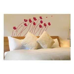  Spot Petals in the Wind Wall Decal Color: White: Home 