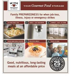 Wise Foods 72 Hour Emergency Meal Kit  