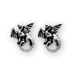  The Whitby Wyrm Stud Earrings (Pair) Jewelry