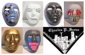 Hollywood Undead Masks and Bandana Replicas  