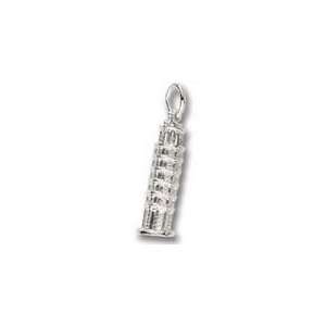 Leaning Tower Of Pisa Charm   10k Yellow Gold: Jewelry