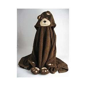  Animal hooded towel   bear Pickles: Baby