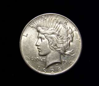 1926 D Peace Silver Dollar Coin CH UNC  