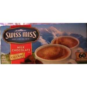 Milk Chocolate Swiss Miss Hot Cocoa Mix 60 0.73oz Envelopes:  