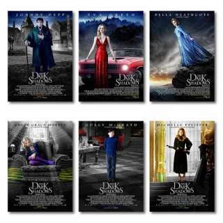 Here we provide you this set of 10 DARK SHADOWS movie postcards for 