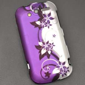  Purple Vine Flower Rubberized Coating Premium Snap on 