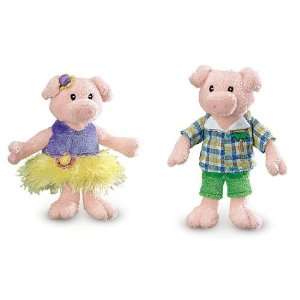  Pig Puppet Island Finger Puppets Set of 2: Toys & Games