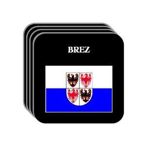   Region, Trentino Alto Adige   BREZ Set of 4 Mini Mousepad Coasters