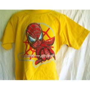  Marvel Spiderman, Boy Size 2t Yellow Shirt: Toys & Games