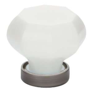   Crystal Cabinet Knob with Solid Brass Rosette 8602