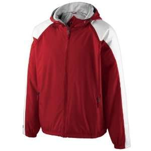  Homefield Sweatshirt Lining Hooded Jackets SCARLET/WHITE 