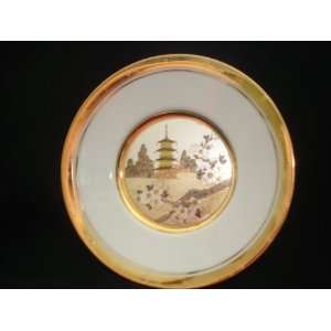  Chokin Plate Collection SPRING CHERRY BLOSSOMS 