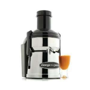  Mega Mouth Pulp Ejection Juicer, Chrome Omega BMJ390 with 