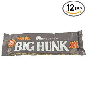 Big Hunk Extra Large Bar, 3.5 Ounce (Pack of 12)  Grocery 