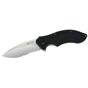 Kershaw Clash Serrated 8CR13MoV Bead Blasted Steel Injection Molded 