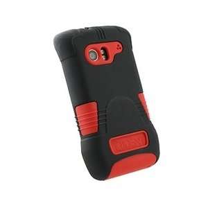   Ultra Durable Case For Htc Incredible Red Valvet Touch Toughness