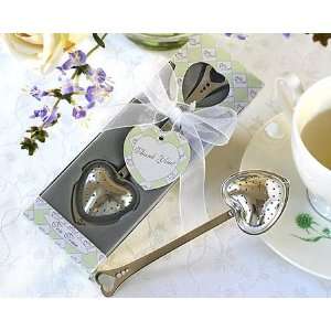  Tea Time Heart Tea Infuser Favor in Teatime Gift Box Tea 