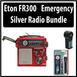  Eton FR300R Emergency Red Radio Bundle Electronics