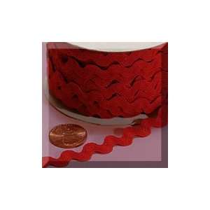  1ea   5mm X 22yd Red Ric Rac Trim