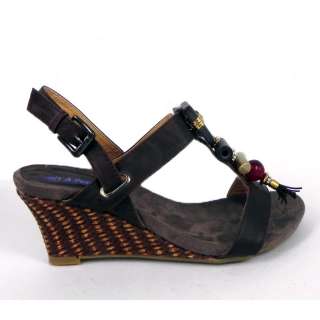 Ruby Womens Wedge Sandals Brown UK Size 5  