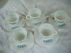Fire King Promotional cups and saucers lot of 5