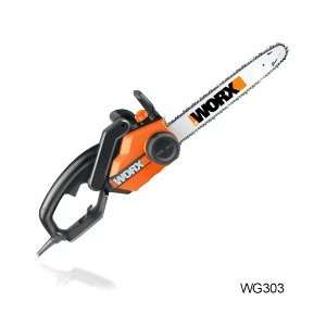  Worx WG303 Chain Saw, 16, Electric, 110 Volt: Patio, Lawn 