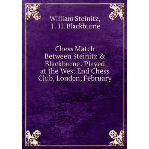  Chess Match Between Steinitz & Blackburne Played at the 