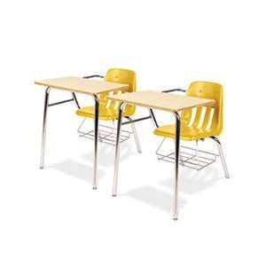 9400 Series Chair Desk, 21w x 33 1/2d x 30h, Fusion Maple 