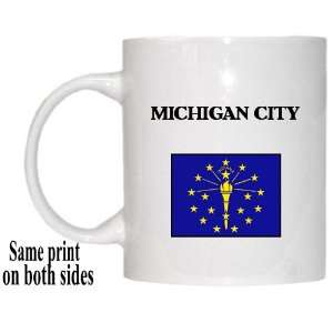    US State Flag   MICHIGAN CITY, Indiana (IN) Mug: Everything Else