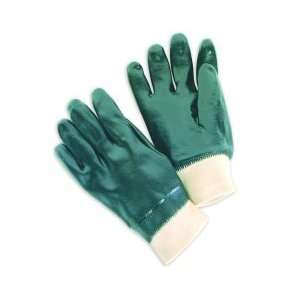 Workforce Industrial Smooth Finish Gloves, 14 Inch Open Cuff, Black 